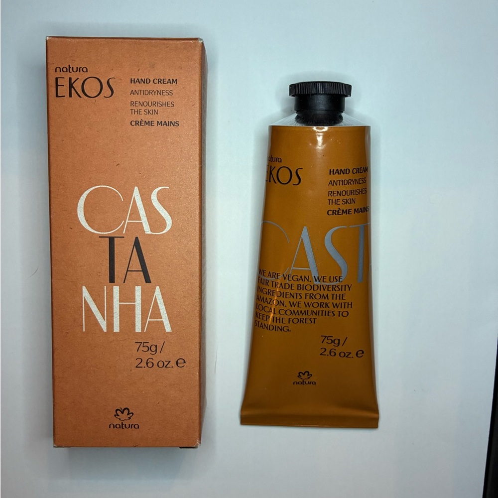 Natura Ekos Castanha Hand Cream $22 MSRP  75 g / 2.6 oz New in Box